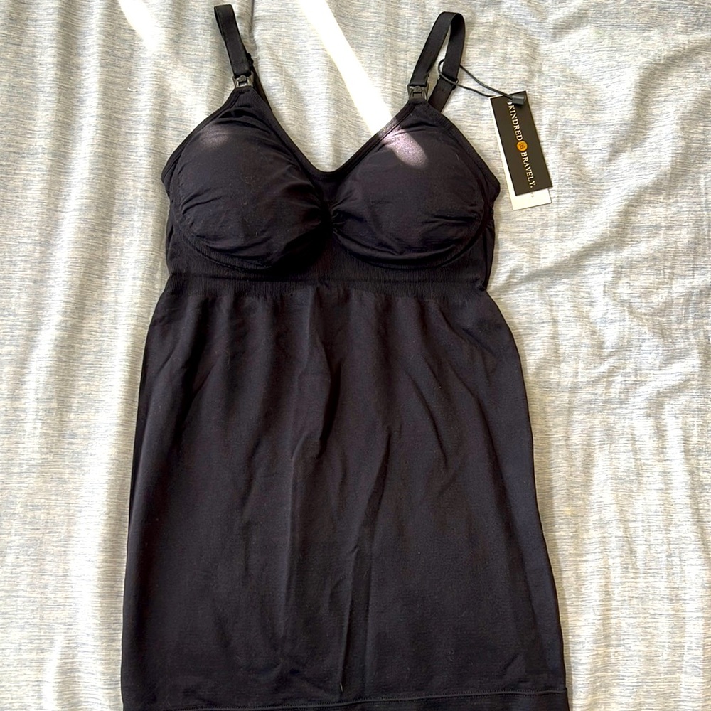 Kindred Bravely Simply Sublime Maternity & Nursing Tank with Built-in Bra